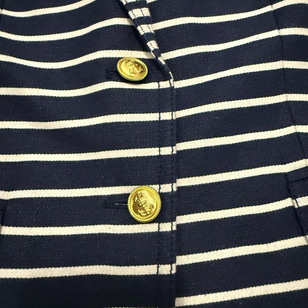 J Crew Schoolboy Blazer in Mixed Stripe 6 - Picture 4 of 9